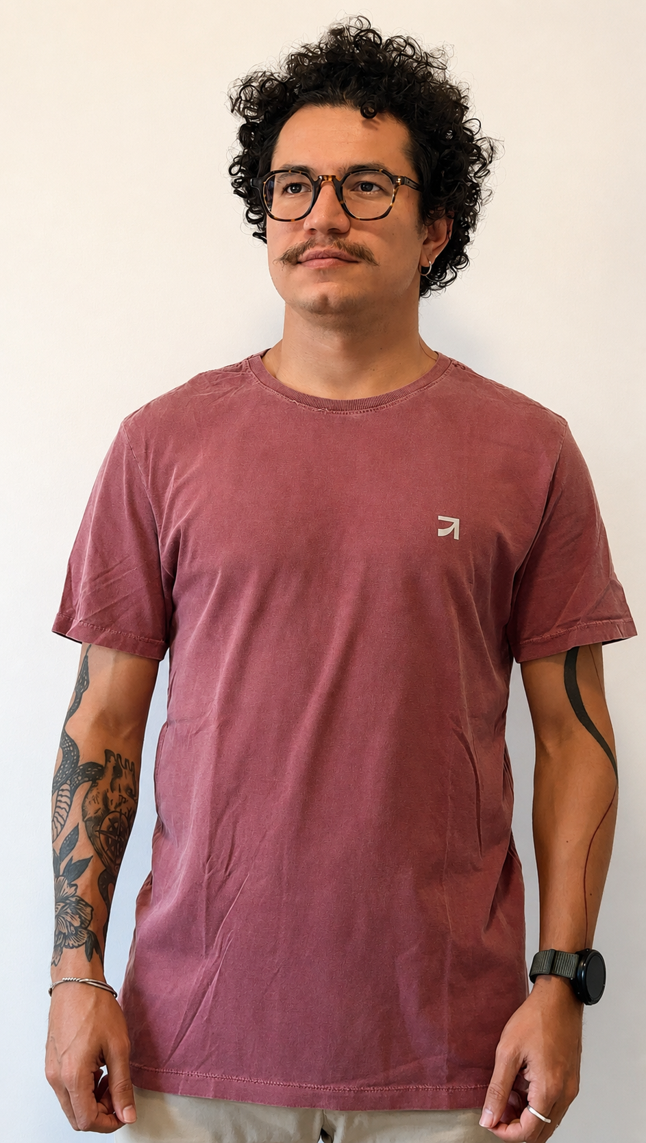 Camiseta Correr - Bordô