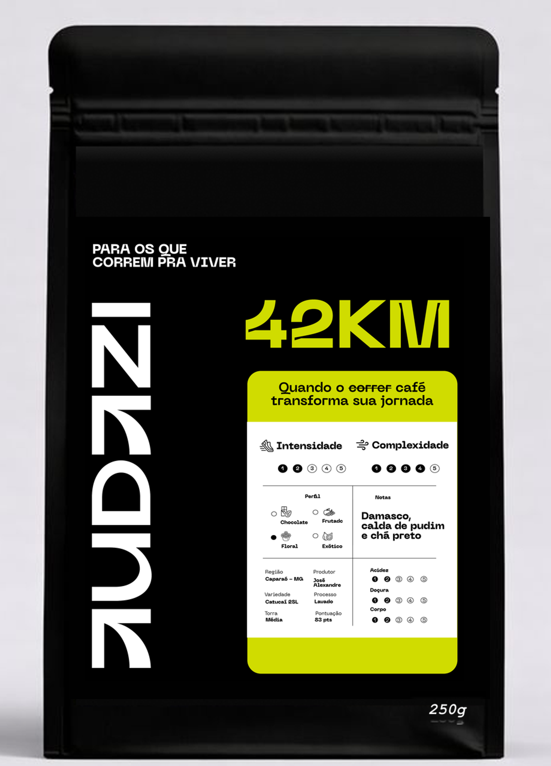 Audazi 42KM - frente da embalagem