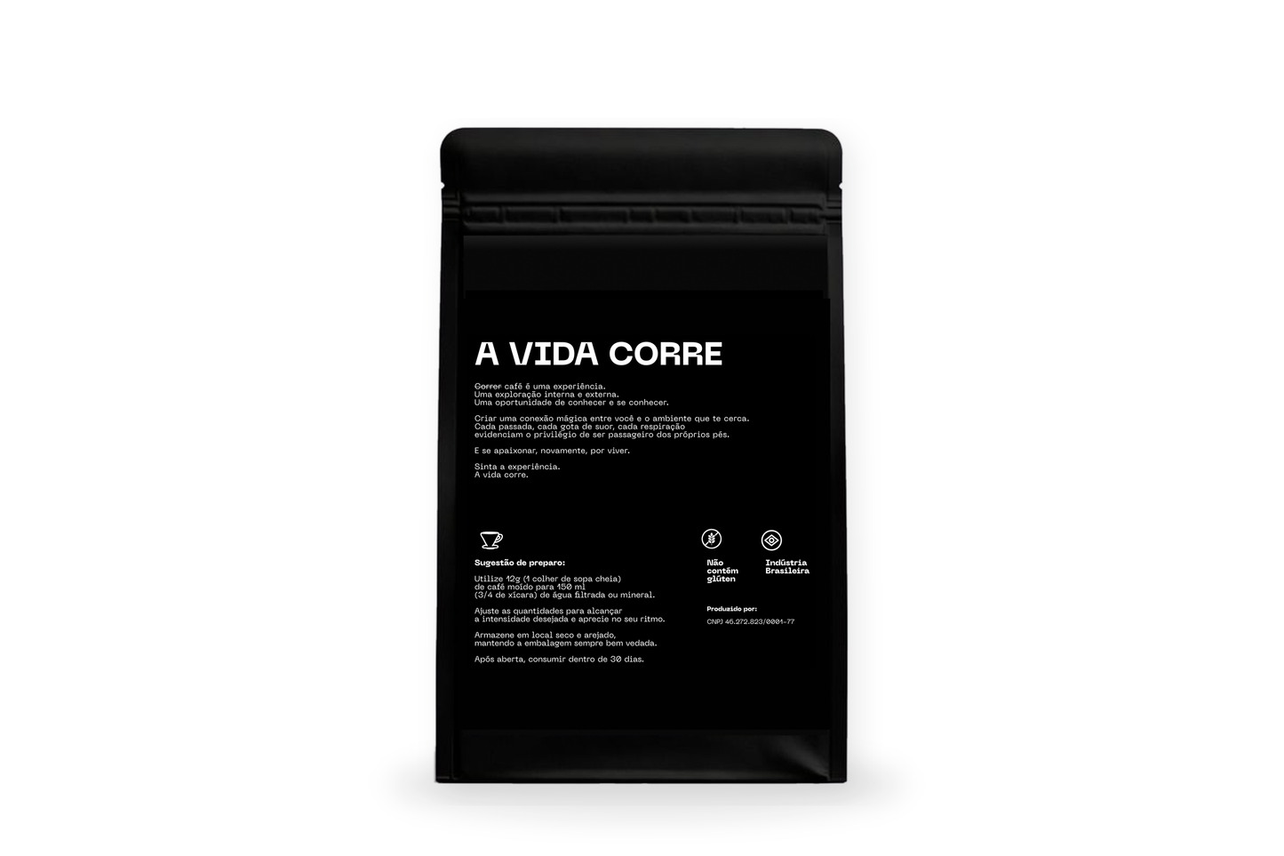 Audazi cafe - verso da embalagem