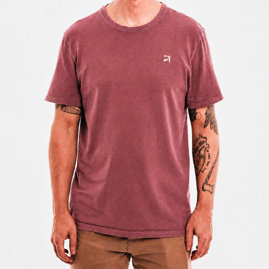 Camiseta Correr - Bordô